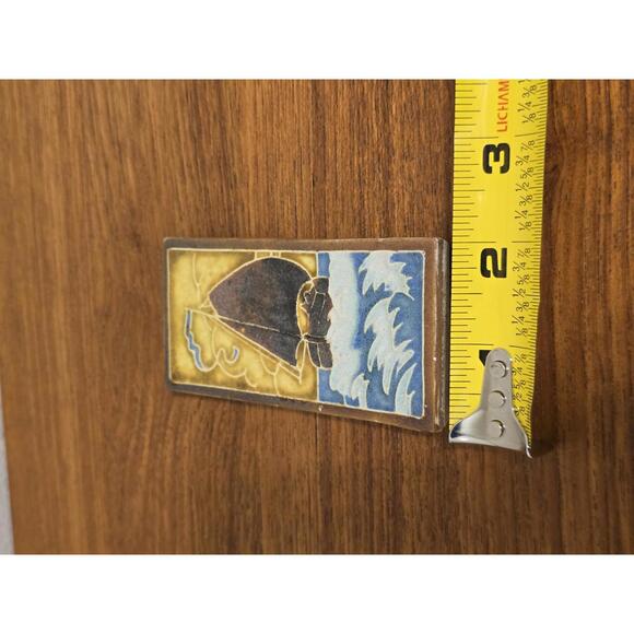 Rare, Antique Royal Delft Hand-painted Cloisonne Tiles - Picture 5 of 6